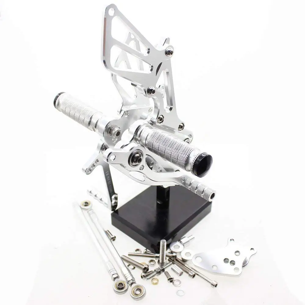 Для Honda CBR600RR мотоцикл подножки ЧПУ Регулируемая Rearset подставки для ног CBR 600RR CBR600 RR 2007 2008 подножки для езды на велосипеде