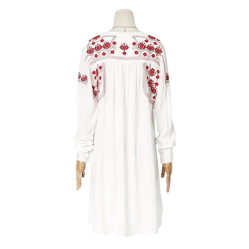 Бесплатная доставка Yuzi новый винтаж и ретро этническая цветочной вышивкой с