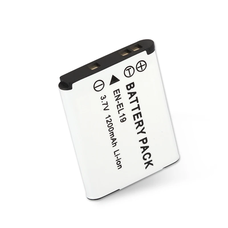Dinto 1pc EN-EL19 ENEL19 1200mAh 3 7 V Аккумулятор для цифровой камеры Nikon Coolpix S32 S33 S100 S2500 S2750 S3100 EN