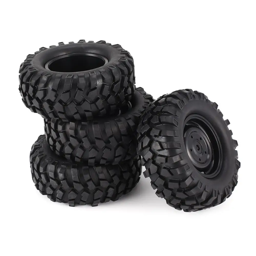 4 шт. 96 мм 1 9 дюйма резиновая шина с Beadlock обод колеса для осевой SCX10 90046 RC4WD D90 1/10 RC