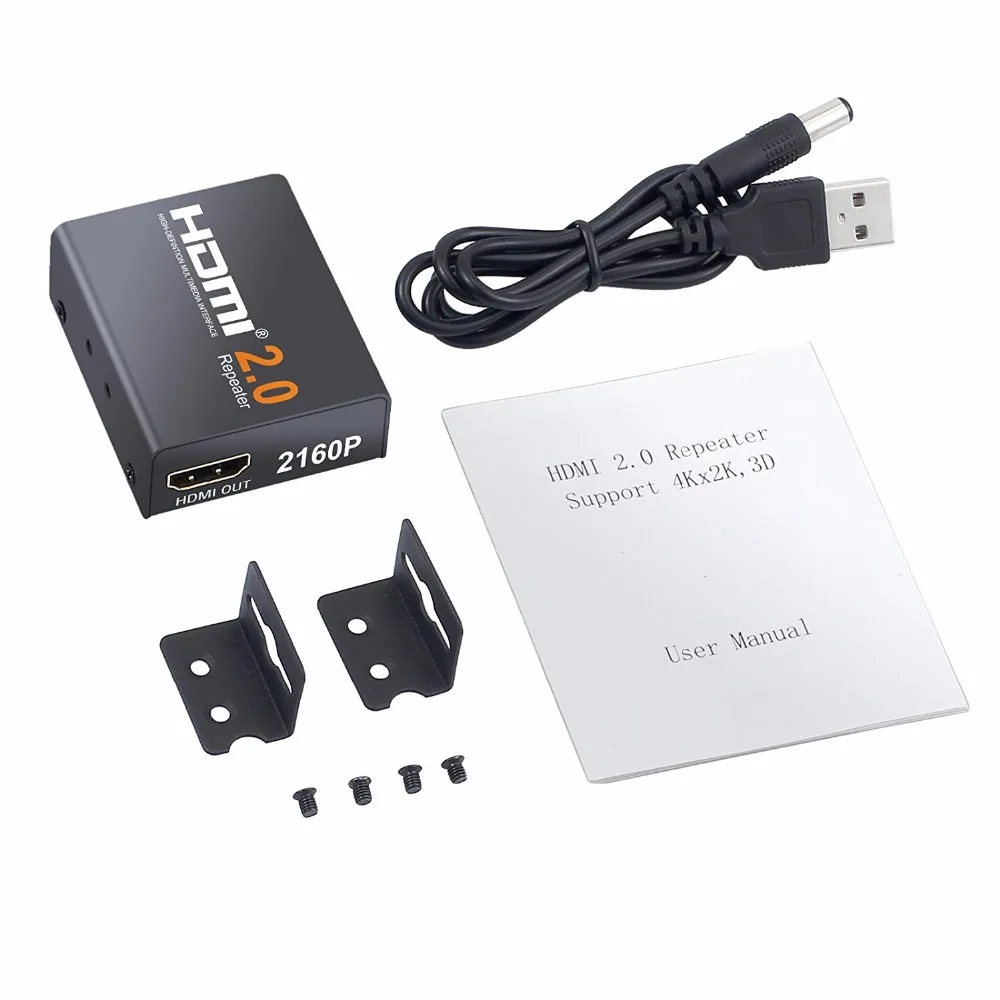 ESYNiC 2160P 3D 4K HDMI усилитель сигнала HDMI ретранслятор сигнал усилитель адаптер HD 60 метров передача без потерь