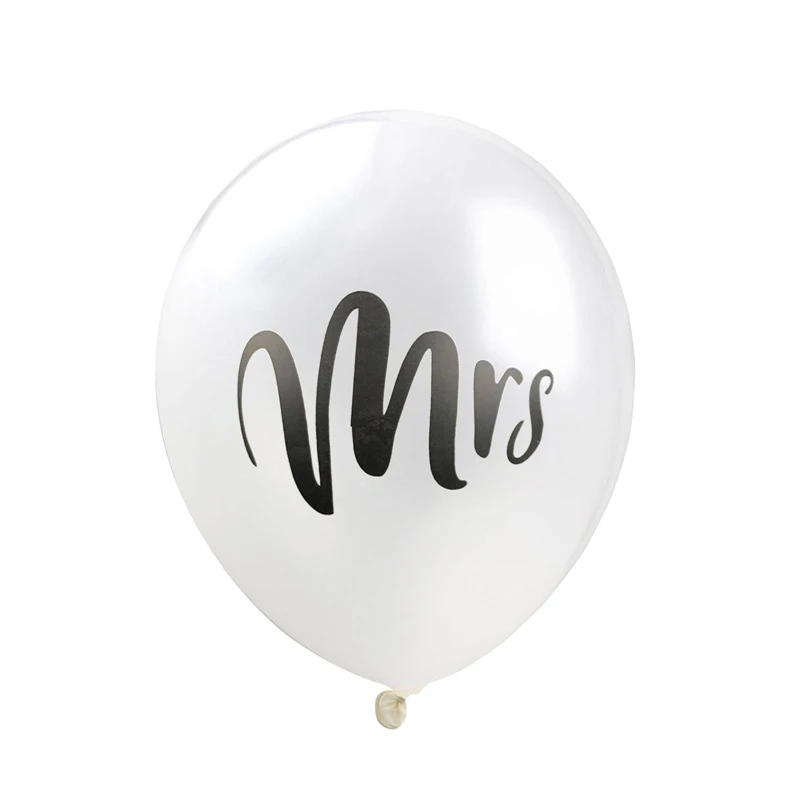 10 шт. Mr Mrs Just Married латексные шары To Be Bride шар новобрачных украшения для душа