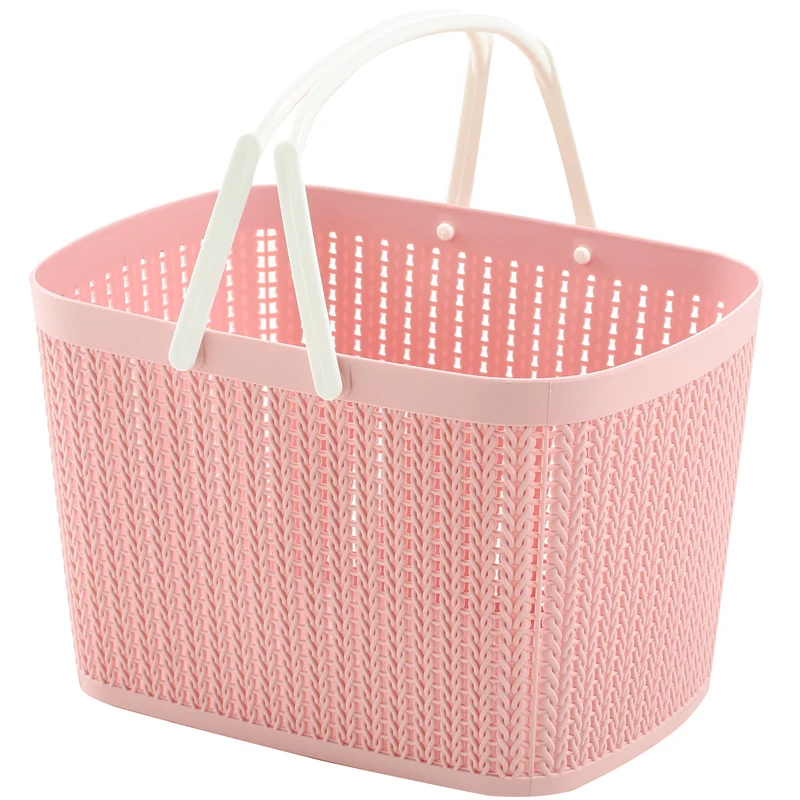 1 шт. Милая корзина для ванной Большая мягкая пластиковая мытья портативная