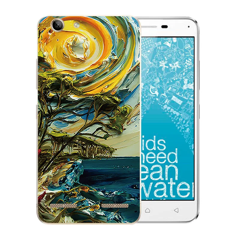 Чехлы для телефонов Lenovo Vibe K5 Plus Lemon 3 A6020 сумки Ван Гог шаблон Мягкий силиконовый