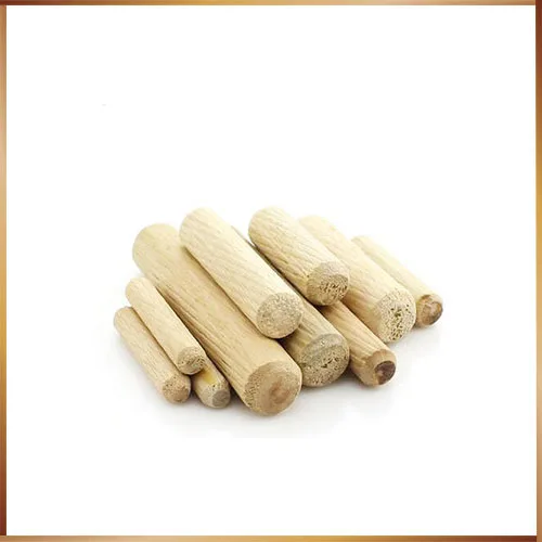 Дюбель 100 шт. в партии диаметром 6/8 мм из твердой древесины|wooden dowels|pin doweldowel wood |