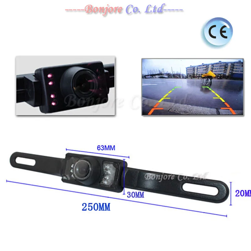 

Genuine Koorinwoo Parking System License Plate Car Rear view Camera Back Up IR infrared Night Vision Car parking Camera System