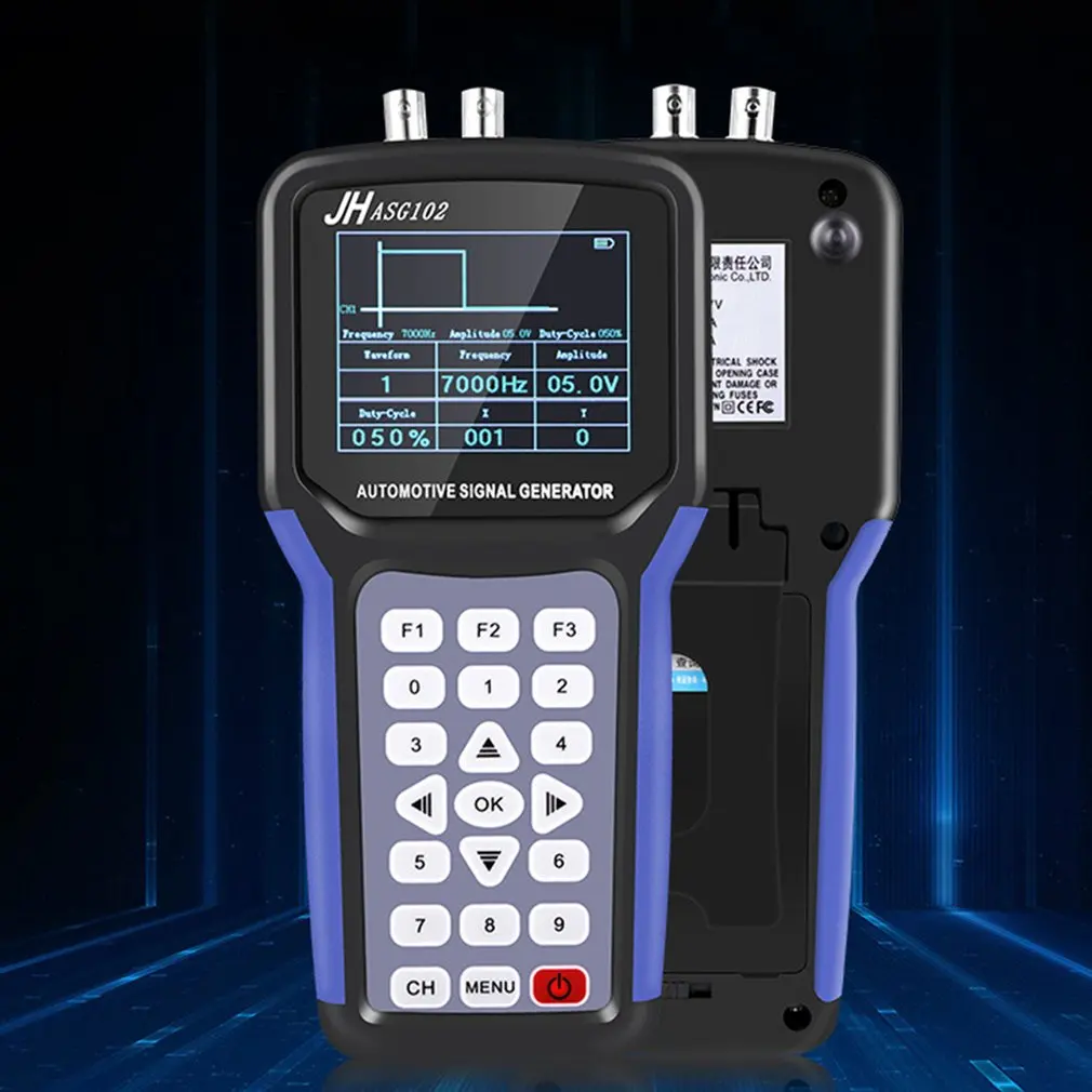 ASG102 Цифровые портативные генераторы сигналов 2 канала JHASG102 автомобильный генератор сигналов комплект с функцией передачи данных CAN