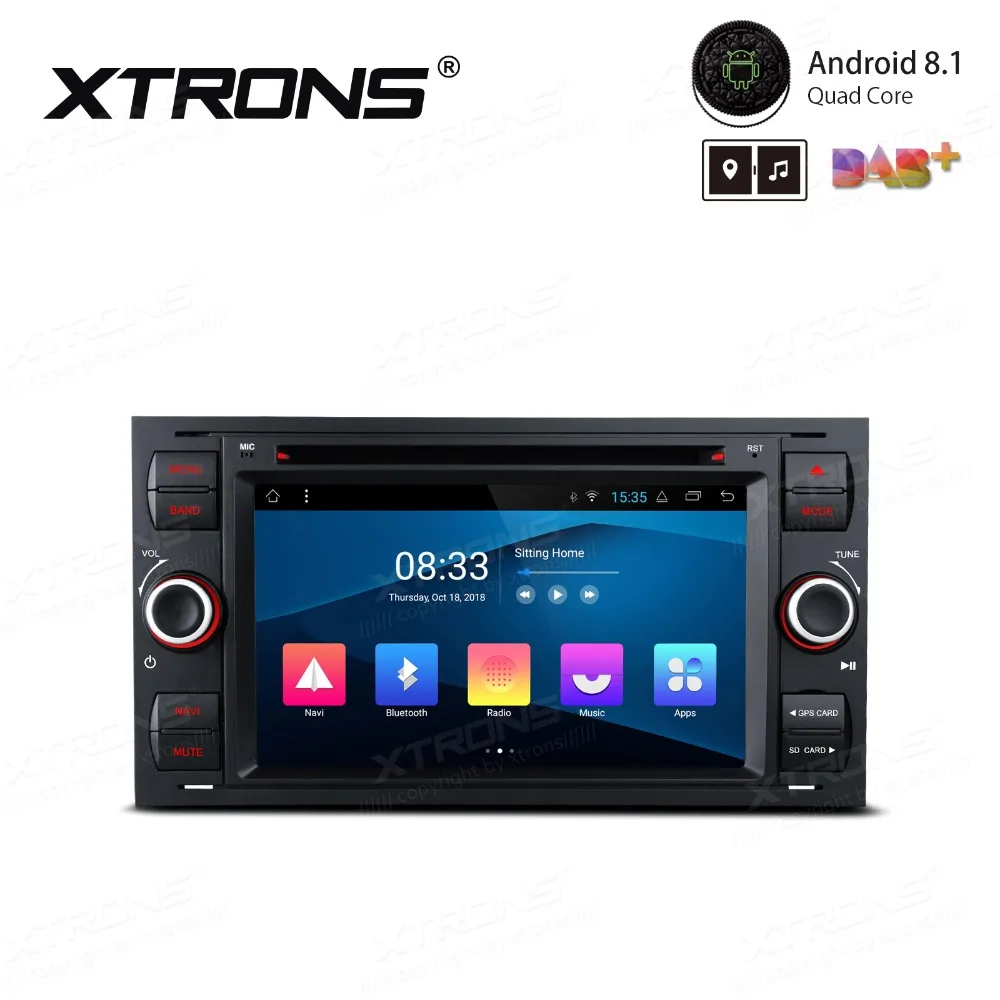 XTRONS 7 &quotAndroid 8 1 автомобильный стерео dvd плеер радио GPS навигация WIFI TPMS для FORD Focus II C