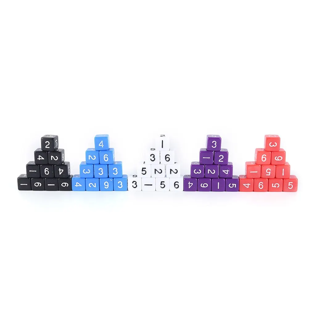 10 шт. D6 игральные кости шестигранные матрицы с цифрами Для Веселых вечеринок