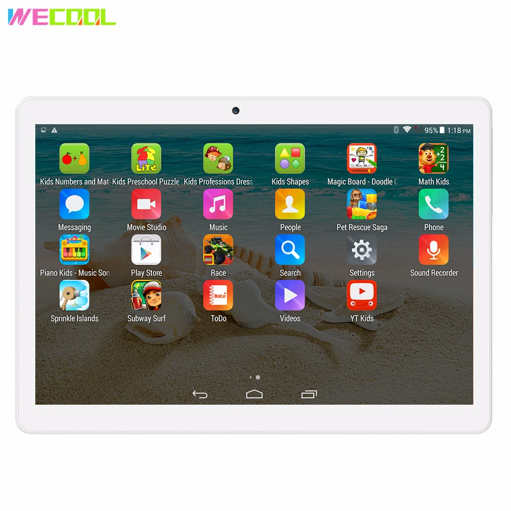 WeCool M102 10 дюймов детские игры Tablet PC 4 ядра 3g телефонных звонков 16 ГБ Предварительно