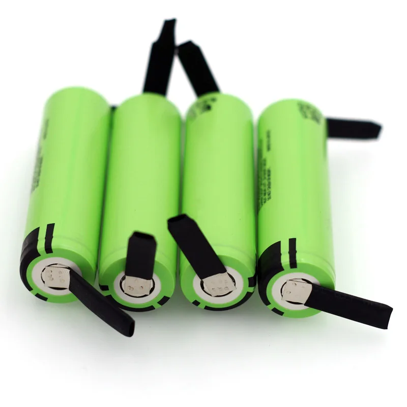 4 шт./лот NCR18650B 3,7 v 3400 mAh 18650 литиевая аккумуляторная батарея сварочные никелевые листовые батареи