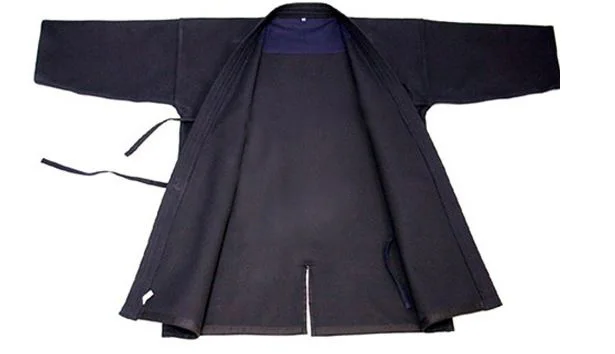 2 цвета Чистый хлопок унисекс темно синий/белый hakama одежда для Кендо kung fu hapkido - Фото №1