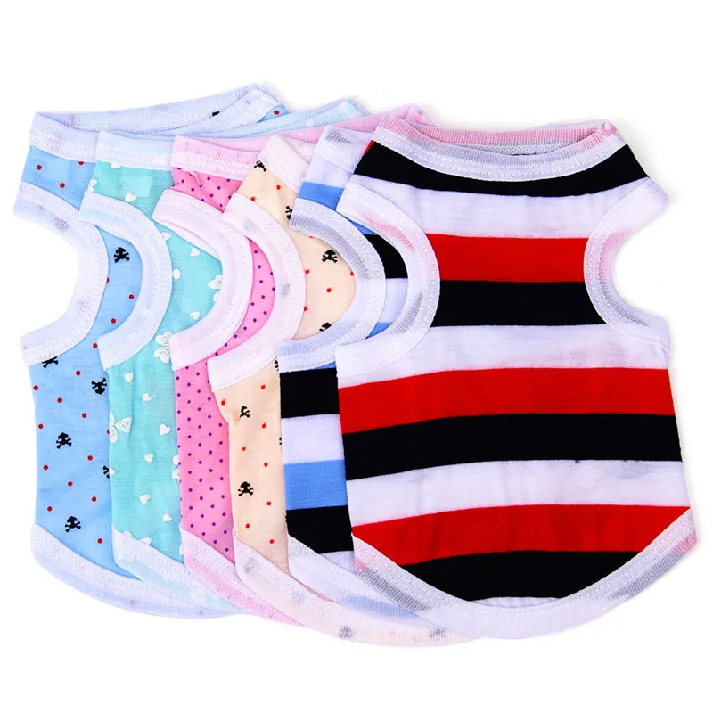 Щенок жилет Рубашки для мальчиков собака одежда Весна и лето домашнее животное