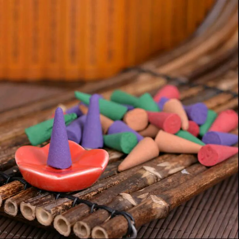 Ароматический конус для ароматерапии с подносом|incense cones|air aromaaroma cones |