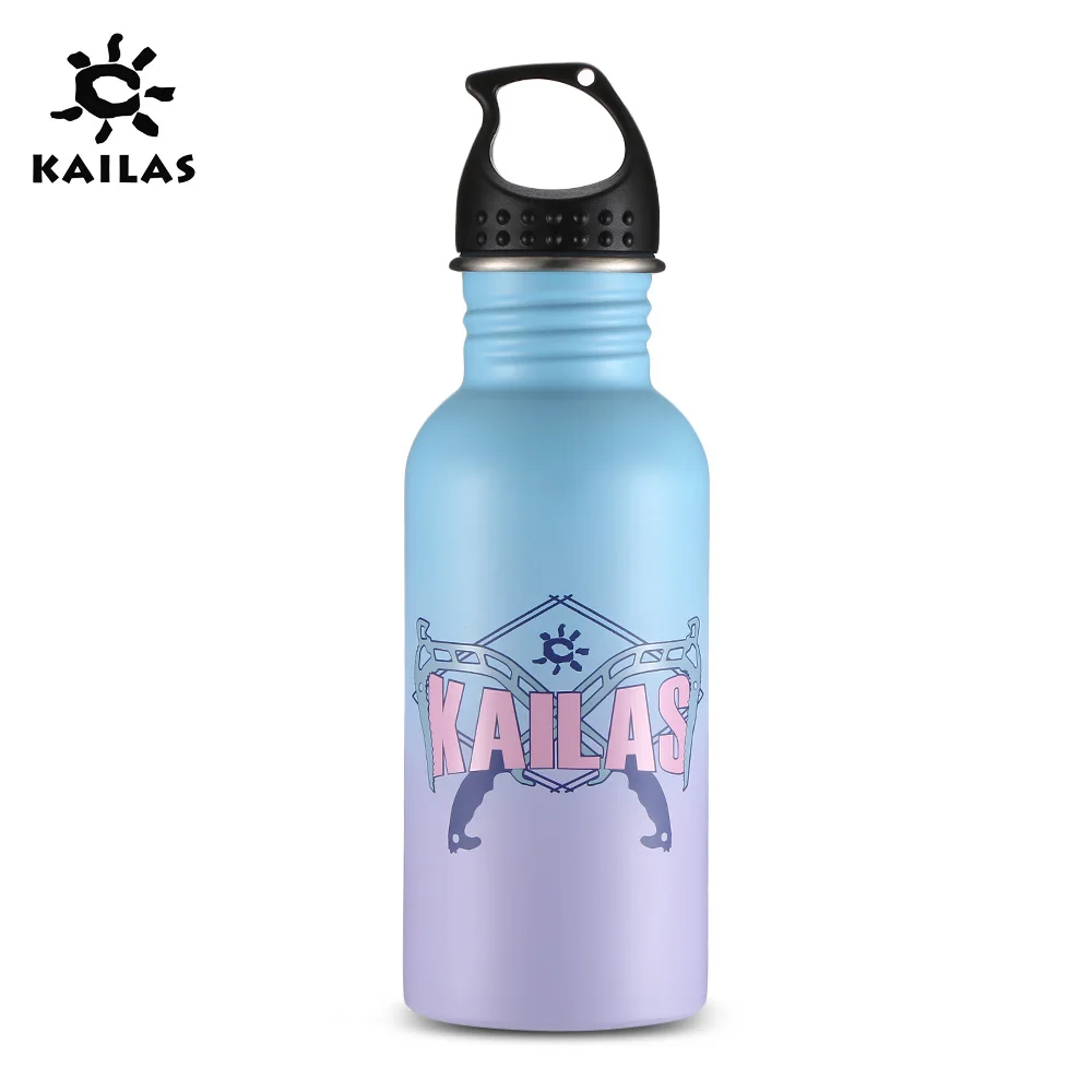 Purple KAILAS 600 мл Вакуумная бутылка из нержавеющей стали легкая портативная Вакуумная чашка для воды прочная походная альпинистская дорожная вакуумная колба - Цвет: Purple