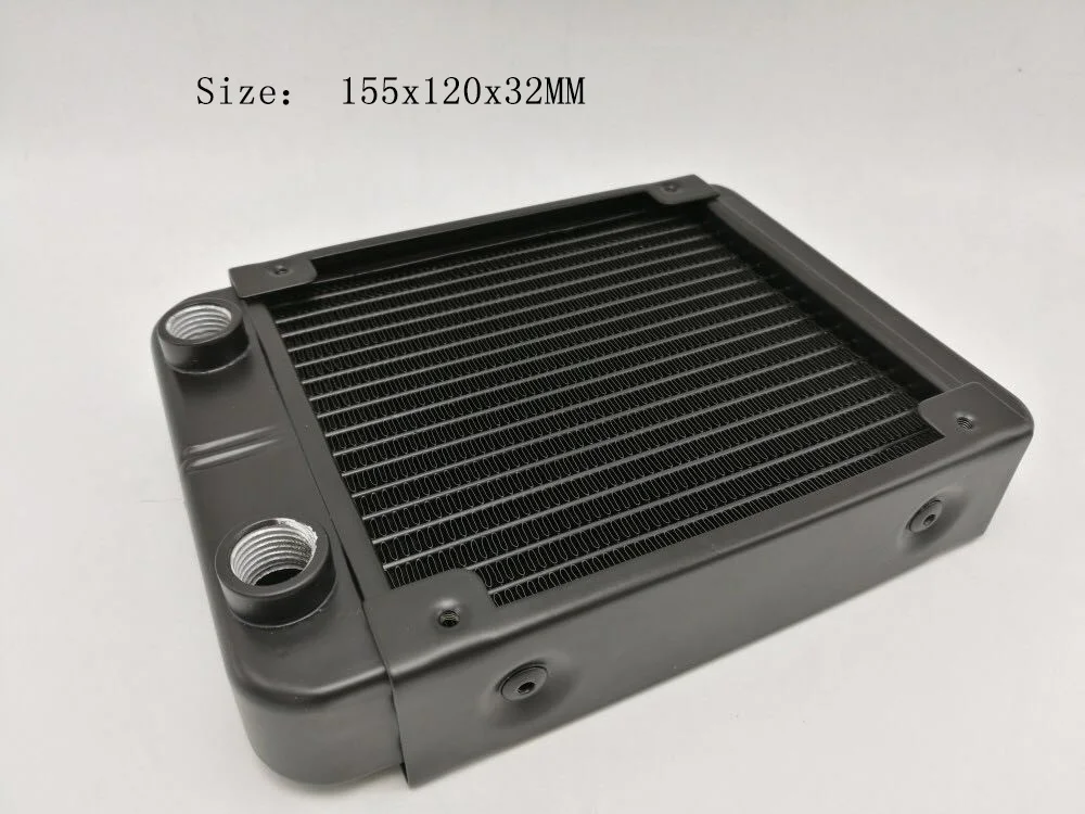 120MM Asunflower воды кулер 360/240/120 мм Процессор Алюминий радиатор охлаждения для настольного компьютера GPU радиатор G1/4 - Цвет лезвия: 120MM