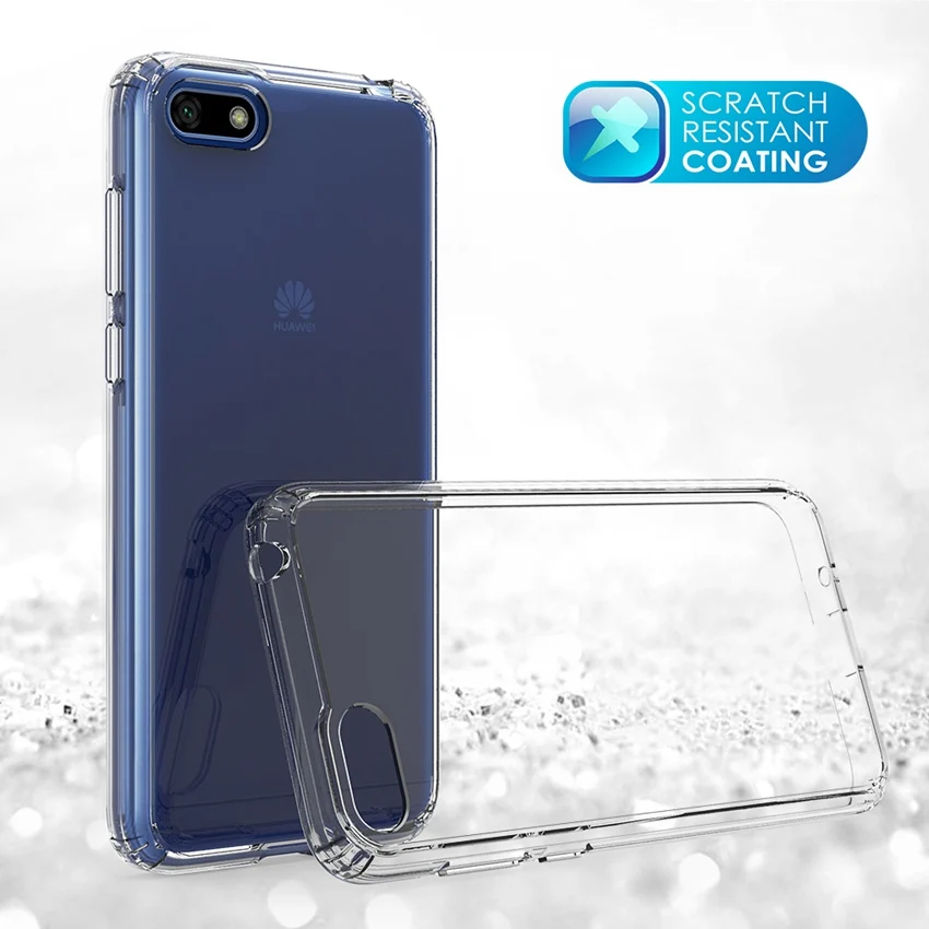 Мягкий силиконовый чехол из ТПУ/поликарбоната для Huawei Y5 2018 ударопрочный