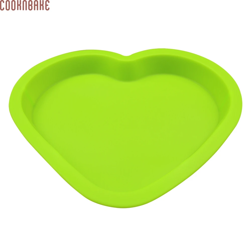 COOKNBAKE DIY Форма для выпечки пиццы в форме сердца Милая любимая большая силиконовая