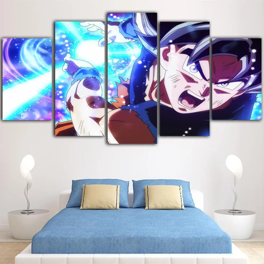 5 шт. Драконий жемчуг холст художественный постер печатная картина в стиле аниме