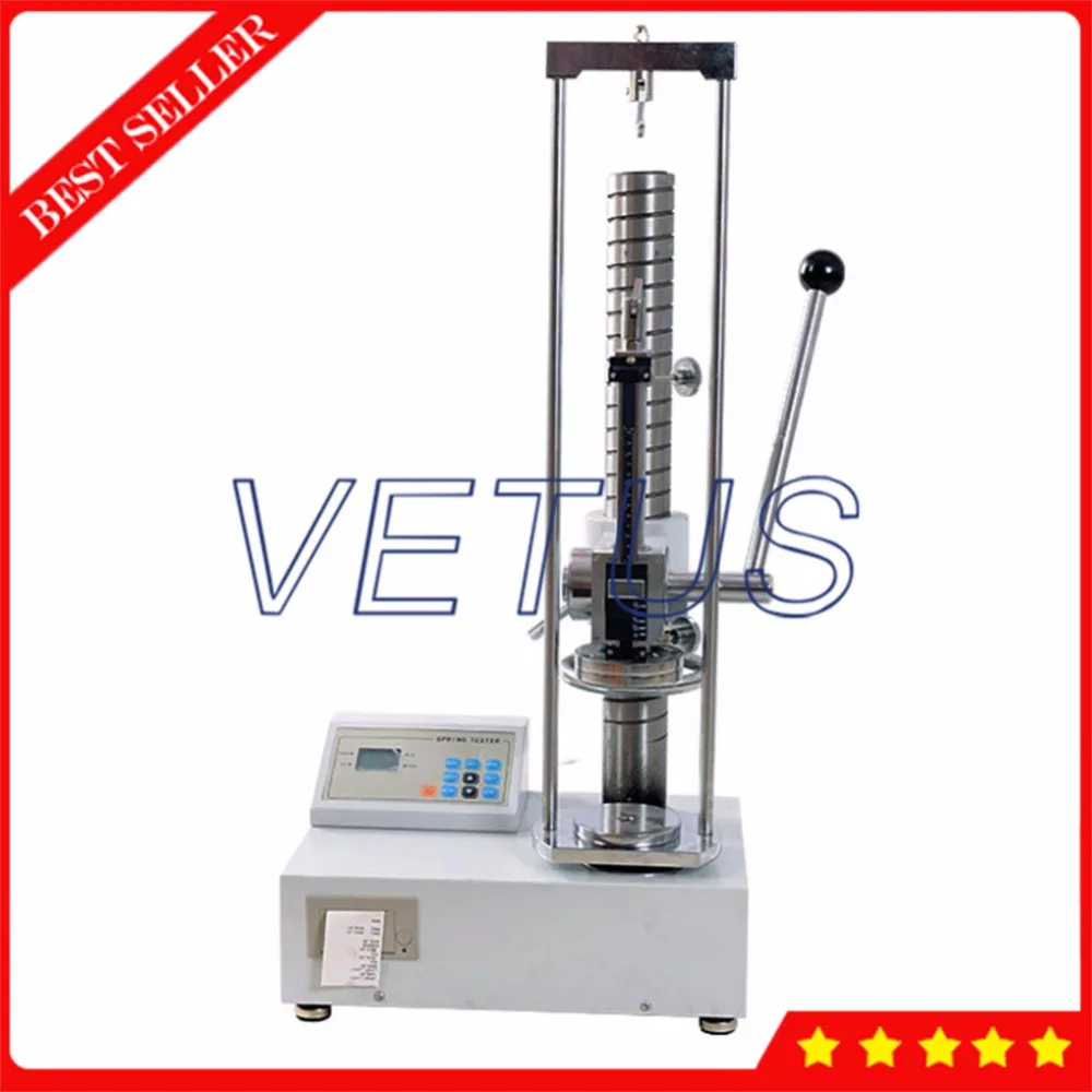 

Digital Spring Tester Meter ATH-5000P Big Load 5000N Spring Extension Compression Testing Machine with Built-in Printer