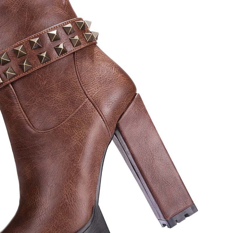 new Sexy Ultra High Heels Shoes Women Boots Female Round Toe Martin Boot Platform Ankle size 32-42 | Обувь