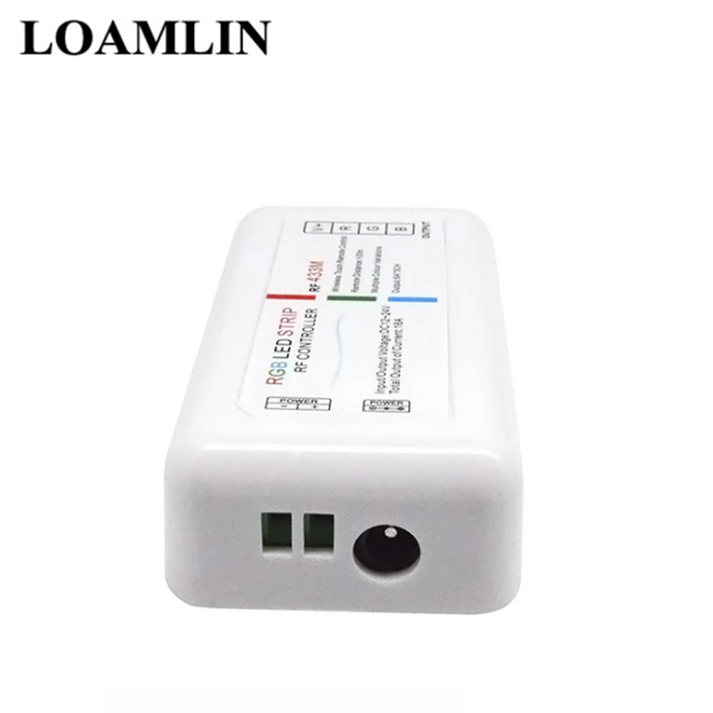 RGB LED RF контроллер Светодиодная лента диммер DC12 24V 18A RF5 ключ контроллер|Контролеры