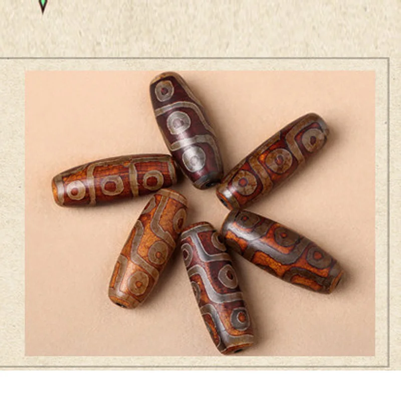 

Drop Shipping Men Women's Necklace Pendant Nine-eyed DZi Agate Chalcedony Pendant Gift for Male Female's Fine Jewelry