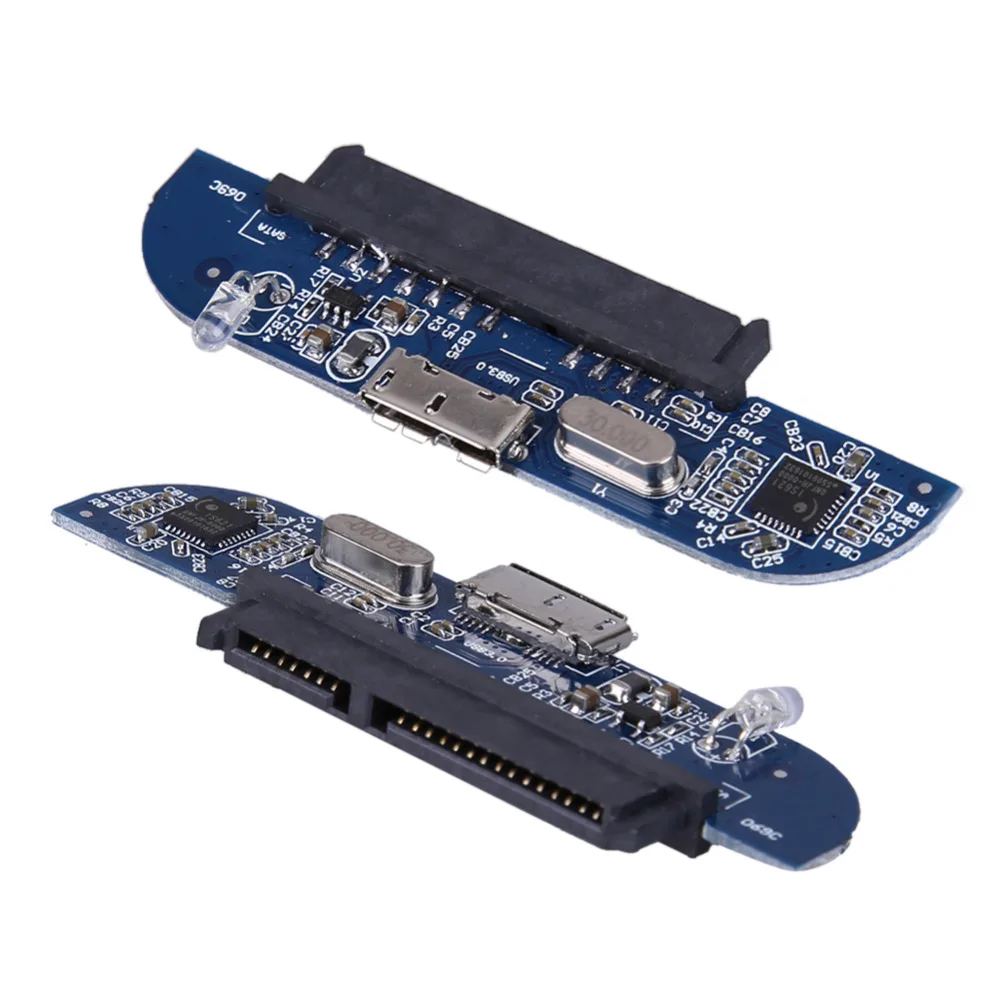 Адаптер для жесткого диска USB 3 0 к 2 5 &quotSATA 7 + 15pin SATA SSD/макс. ТБ HDD ноутбука ПК
