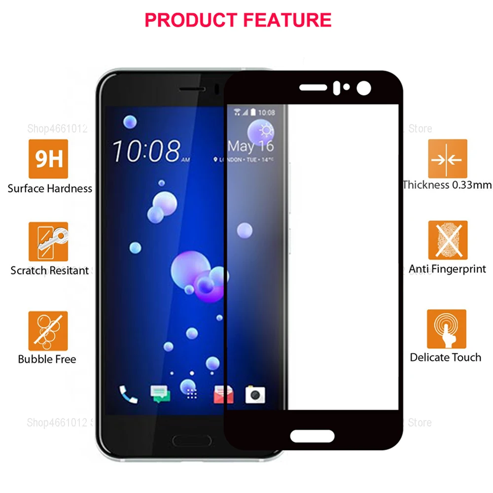 Для htc U11 Plus чехол для htc U11 U 11+ 11plus защитная пленка из закаленного стекла на htc-u11 u11plus u 11+ Защитная стеклянная пленка