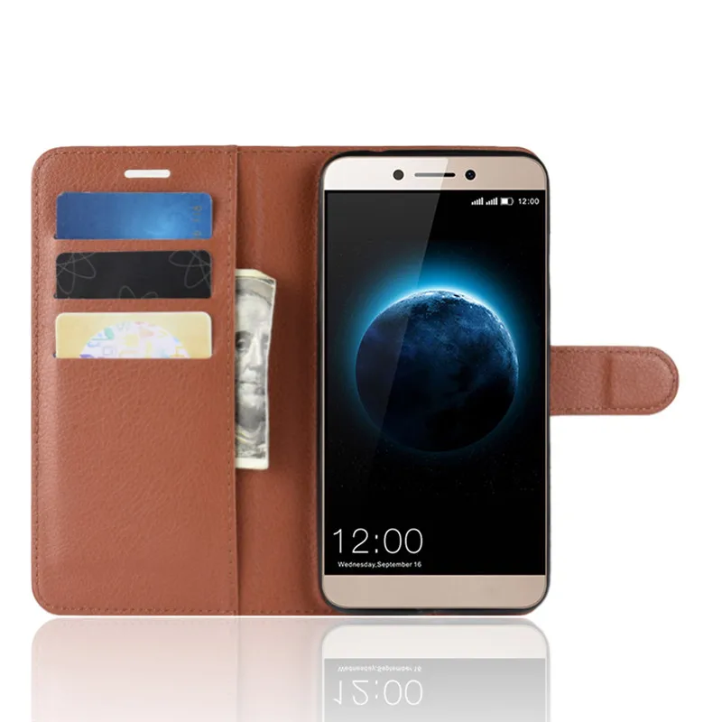 Для Leagoo T8s чехол Роскошная Обложка на заднюю панель из искусственной кожи для T8S