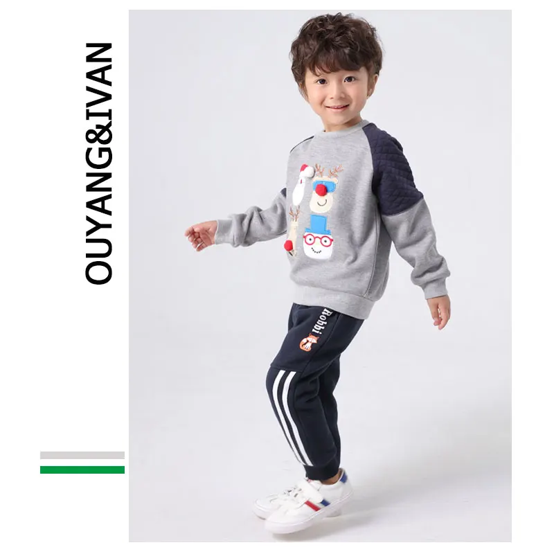 Buy1 Get1 бесплатная доставка Красный флисовый свитер для мальчиков детская