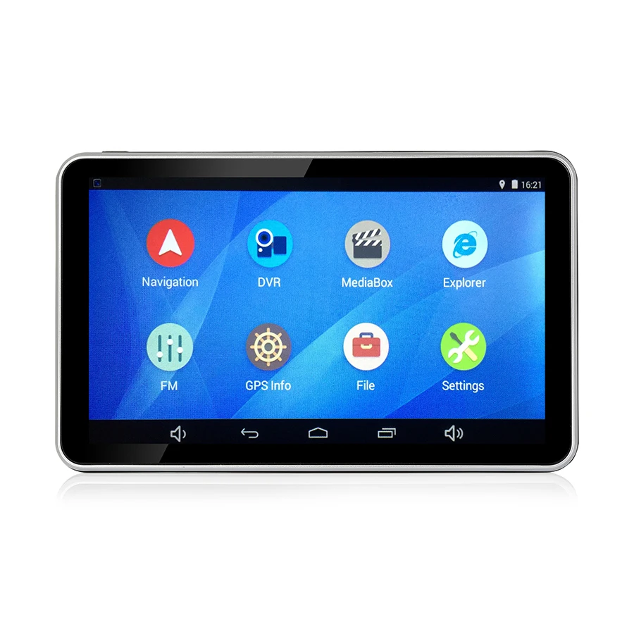 Udricare 7 дюймов gps Android Wi-Fi Bluetooth навигации DVR 16 ГБ Quad-core Двойной объектив вид сзади
