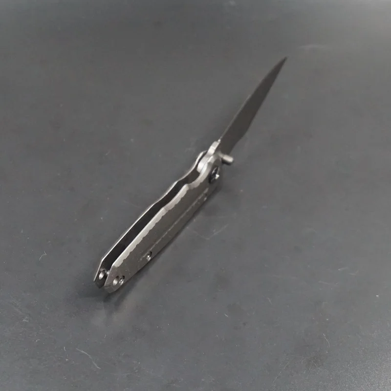Маленький складной карманный нож тактический охотничий для выживания открытый
