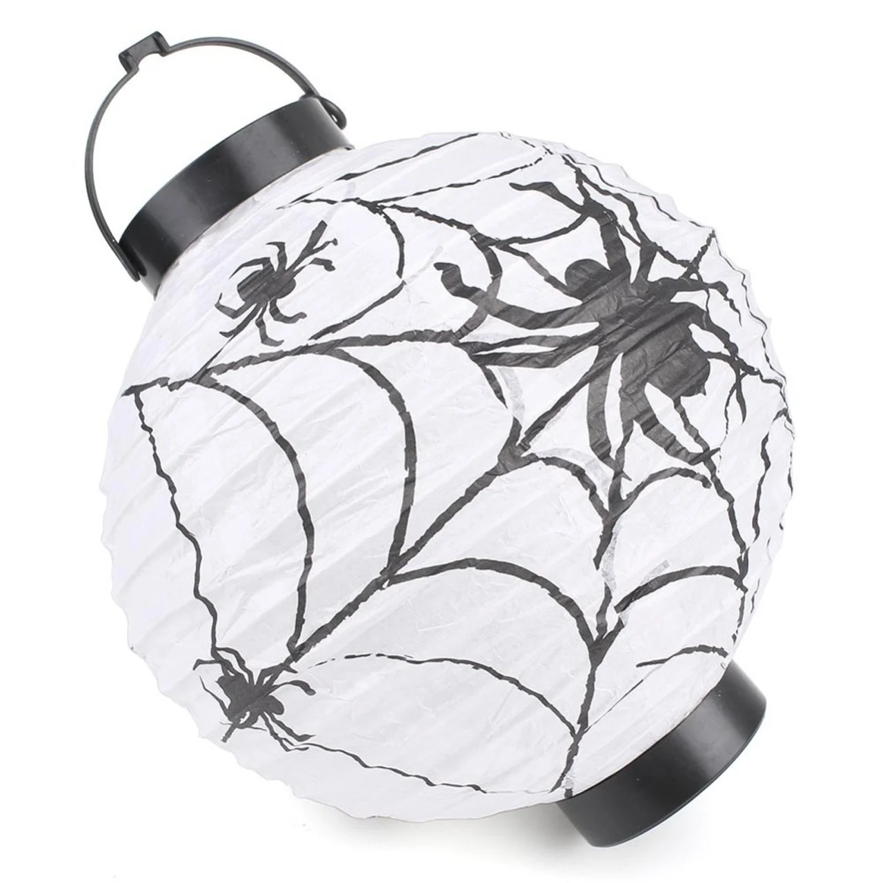 1 шт. Креативный светодиодный бумажный фонарь на Хэллоуин тыква паук летучая мышь