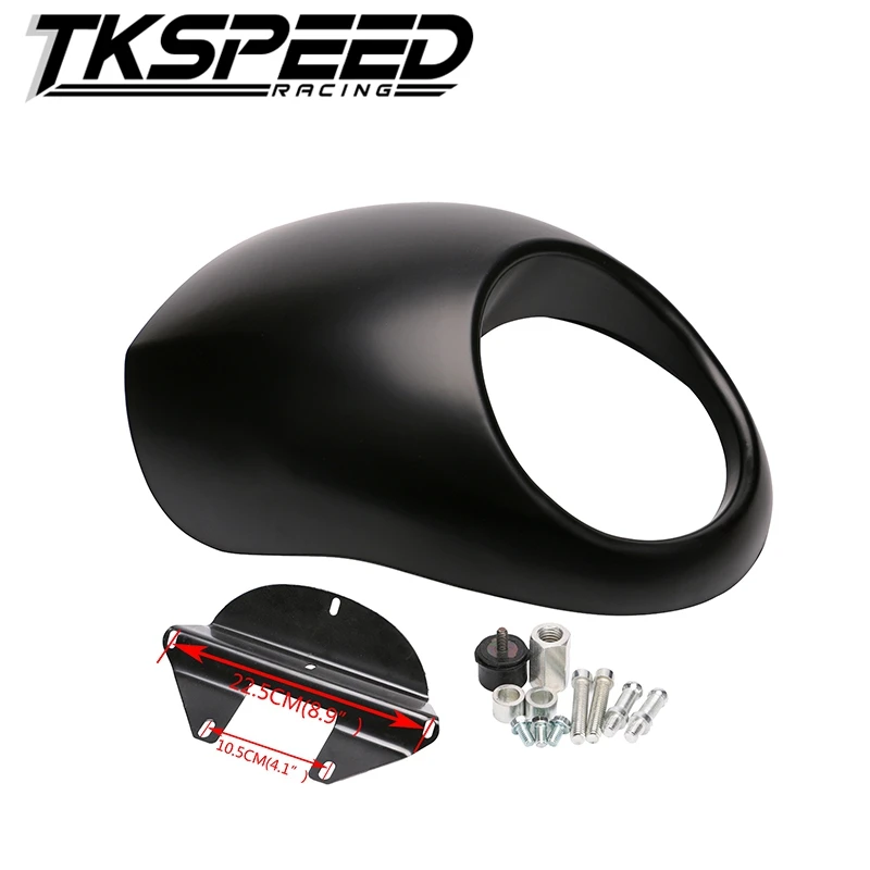 TKSPEED motorcycle Headlight Plastic Front Visor Fairing Cool sportster Mask Bezel For Harley 883 XL1200 Dyna Sportster FX|sportster
