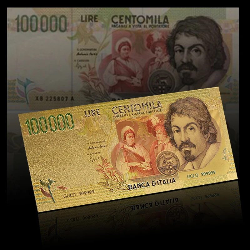 Самые продаваемые продукты 2015 Позолоченные банкноты оптом 100 тысяч итальянских
