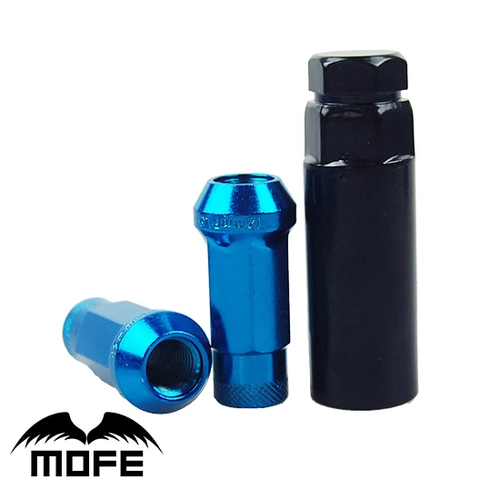 MOFE Racing 20 шт./компл. удлиненный открытый конец стали оригинальный логотип 48 мм