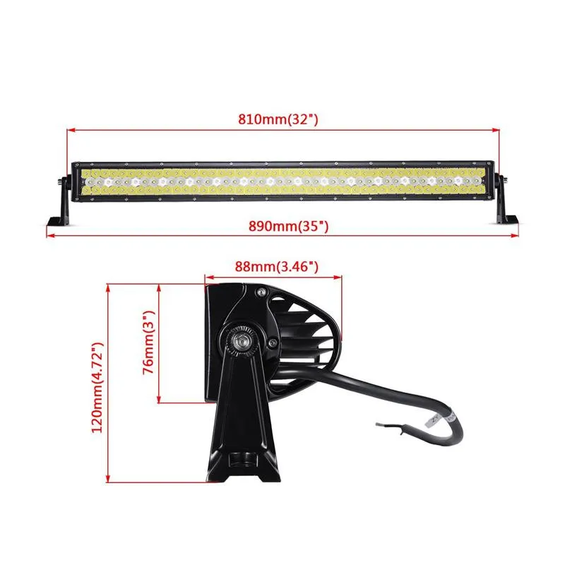 Oslamp три ряда 1" 22" 3" 42" 5" 50" прямой светодиодный световой бар внедорожный комбинированный лучевой светильник дом на колёсах с прицепом 4X4 4WD ATV SUV