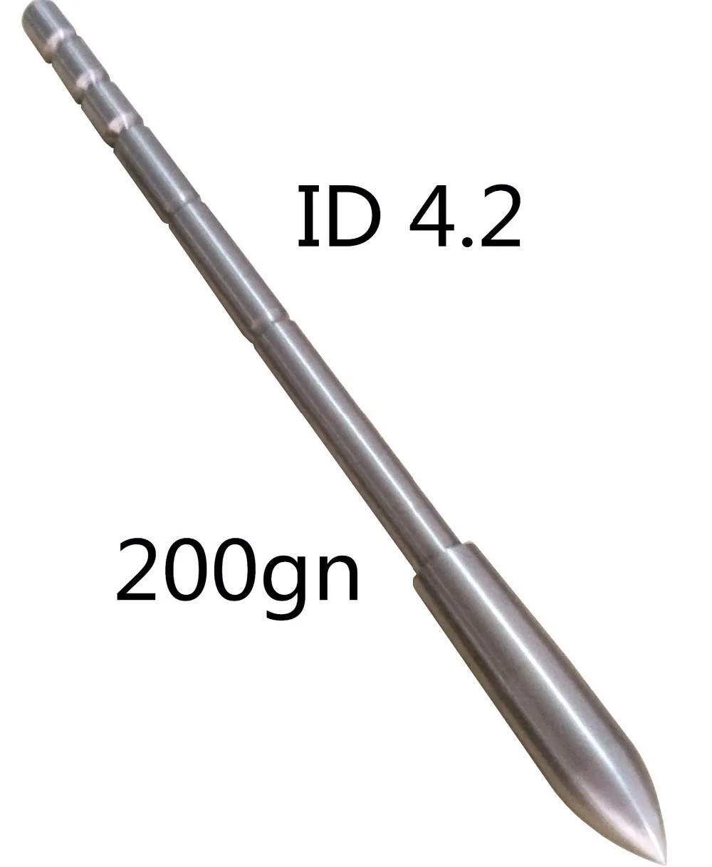 

12ps/Lot ID 3.2mm and ID4.2mm 80 100 110 120 170 200gn archery crossbow hunting head arrows for Compound bow