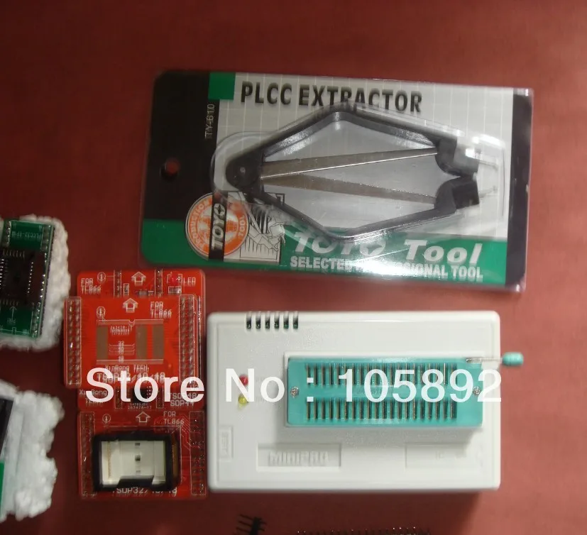 Бесплатная Доставка TL866cs USB Виллем Универсальный Программатор TSOP48/40/32 + (SOP8 SOP16 PLCC32