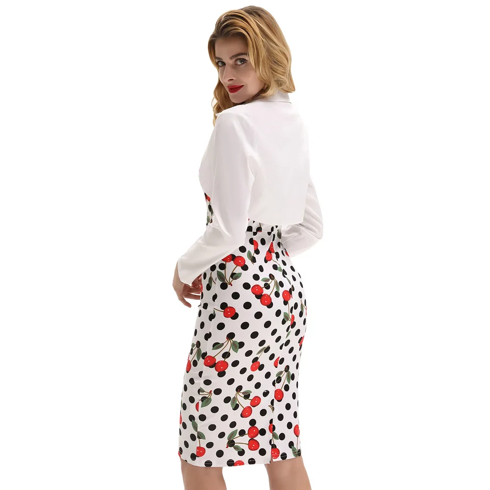 Женское пальто Шраг размера плюс длинный рукав воротник с отворотом укороченный