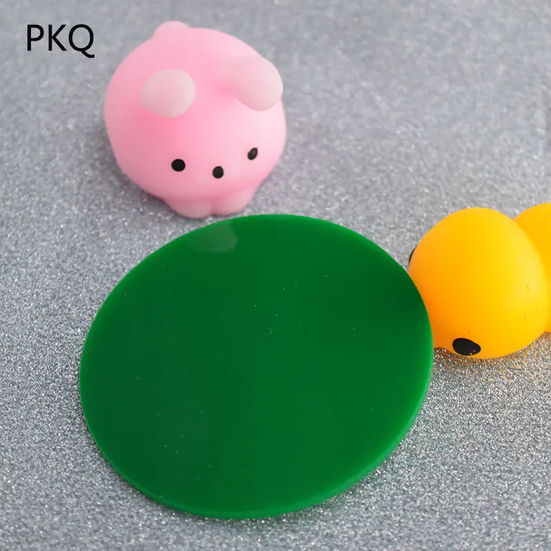 Цветные акриловые пластиковые листы круглые цветные панели 2 мм органические 1