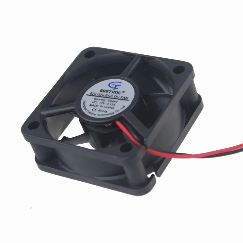 Gdstime 10 шт. 12V 2Pin 5020 50x50 мм радиатор постоянного тока промышленное оборудование мотора чехол Вентилятор охлаждения 50 мм x 20 мм