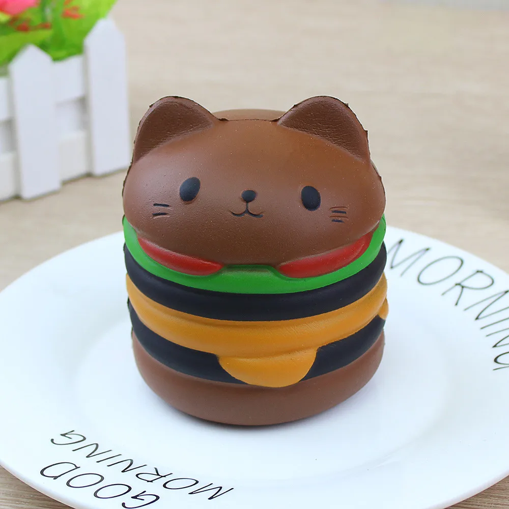 Jumbo мягкие игрушки для детей, медленно поднимающиеся антистрессовые игрушки, Мультяшные игрушки для кошек, игрушки для снятия стресса, забавные детские игрушки в подарок