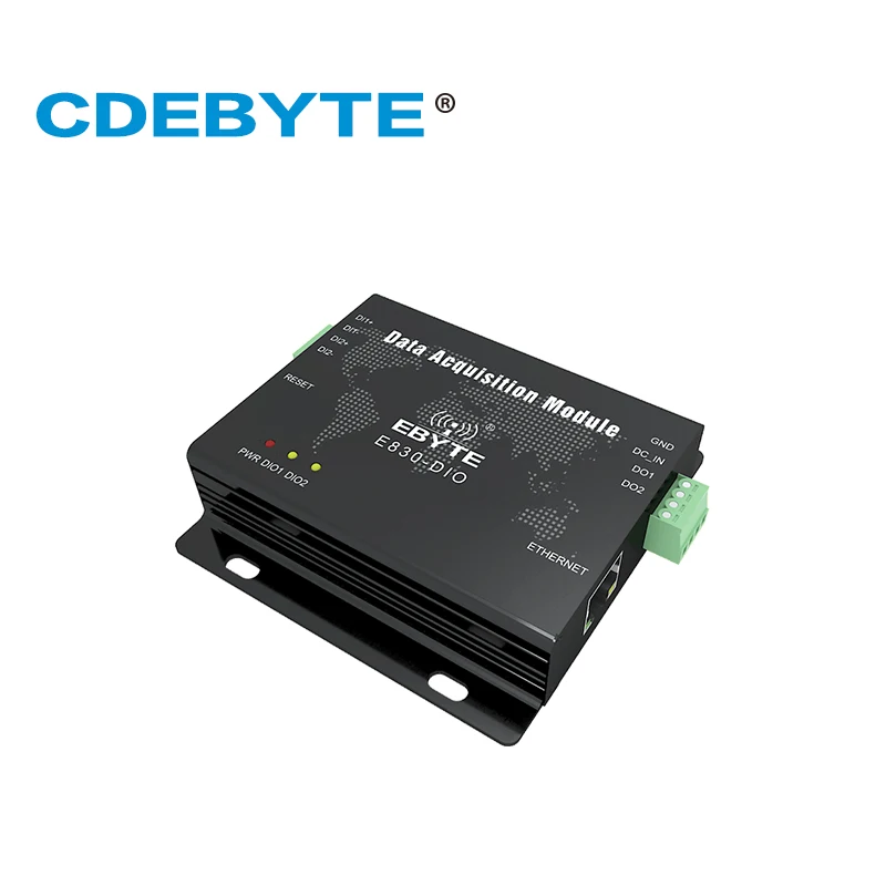 E830-DIO(ETH-2A) Ethernet Digital Signal Acquisition 2 Channel Switch Quantity PLC Modbus RTU Serial Port Server | Мобильные