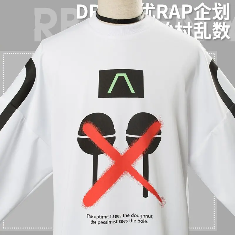 [Предварительная продажа] белая толстовка с капюшоном из аниме Division Rap Battle The Dirty
