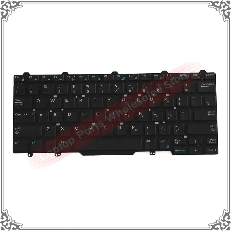 Черная английская клавиатура для ноутбука Dell Latitude 3340 E5450 E7450 5450 7450 3350 запасные