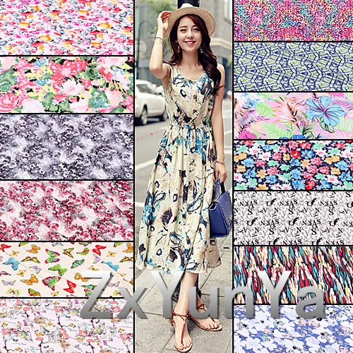 [Yqq] Новинка хлопковая мультяшная искусственная детская одежда вискозная ткань