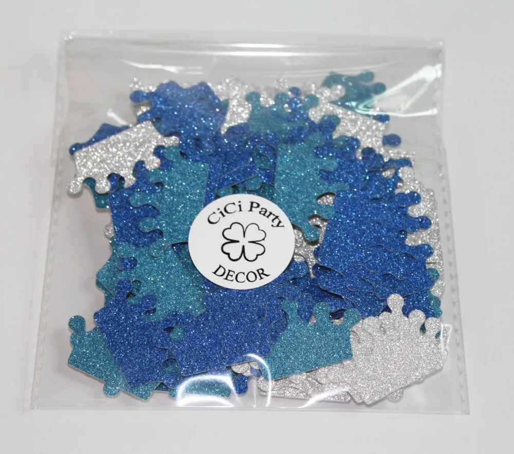 100 королевский синий цвет СЕРЕБРЯНЫЙ принц тиара конфетти-короны для маленьких