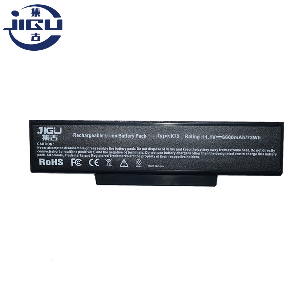JIGU laptop battery For Asus A32-K72 A32-N71 70-NZYB1000Z 70-NX01B1000Z 70-NXH1B1000Z 70-NZY1B1000Z A72D K72Q X77V K72R A72J | Компьютеры